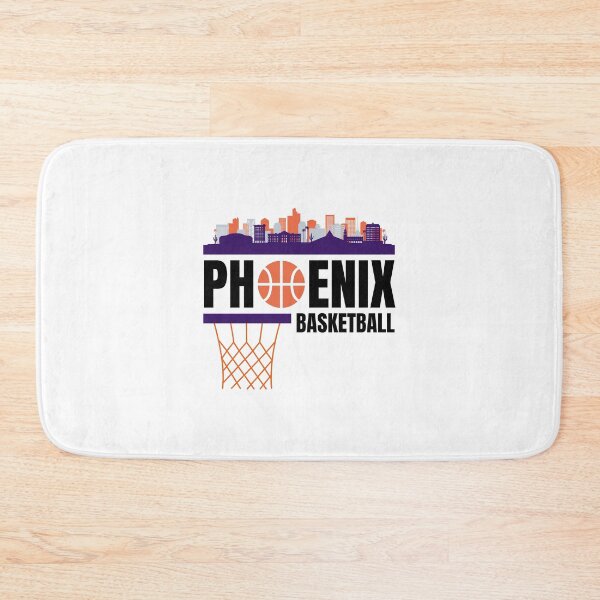 Item preview, Phoenix Basketball White, Purple, and Orange City Skyline Phoenix Basketball Apparel designed and sold by CameronBischoff.
