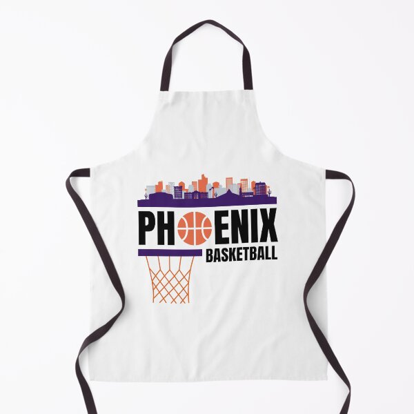 Item preview, Phoenix Basketball White, Purple, and Orange City Skyline Phoenix Basketball Apparel designed and sold by CameronBischoff.