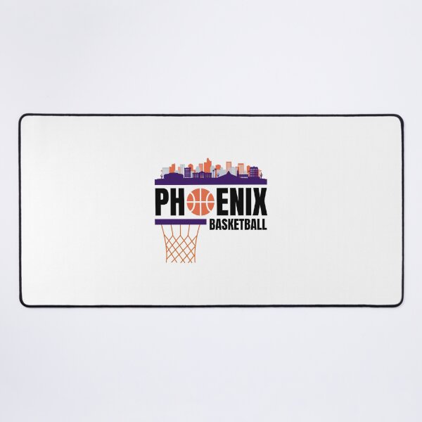 Item preview, Phoenix Basketball White, Purple, and Orange City Skyline Phoenix Basketball Apparel designed and sold by CameronBischoff.