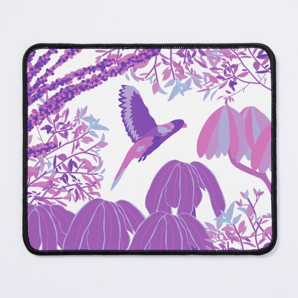 Item preview, Neon Rainbow Lorikeet Botanical on White designed and sold by Digitaldingo.