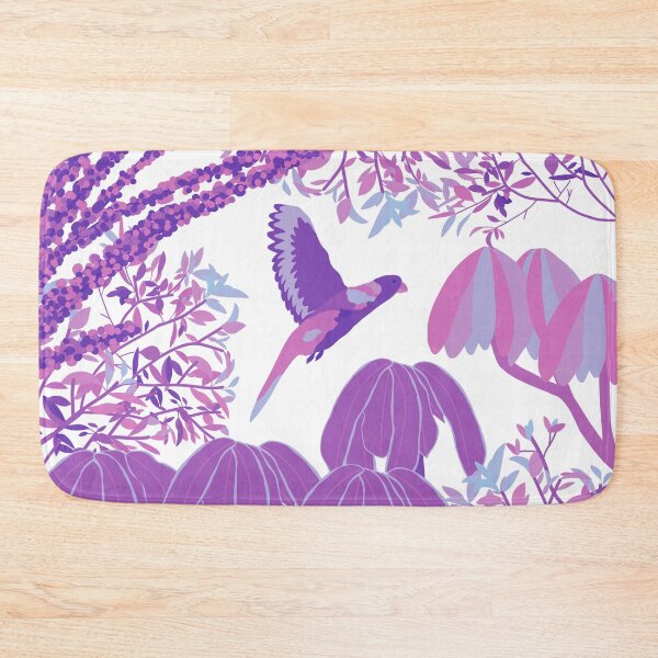 Item preview, Neon Rainbow Lorikeet Botanical on White designed and sold by Digitaldingo.