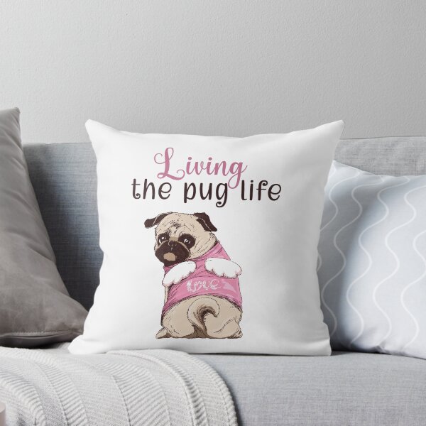 Item preview, Living the pug life designed and sold by theluckstore.