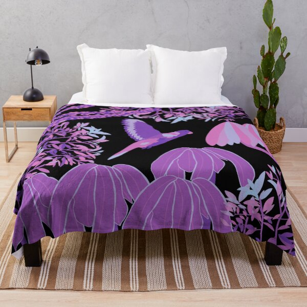 Item preview, Neon Rainbow Lorikeet Botanical on Black designed and sold by Digitaldingo.
