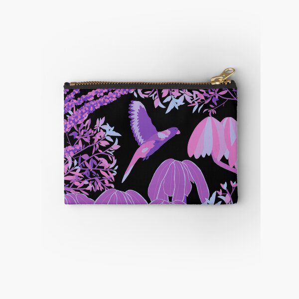 Item preview, Neon Rainbow Lorikeet Botanical on Black designed and sold by Digitaldingo.