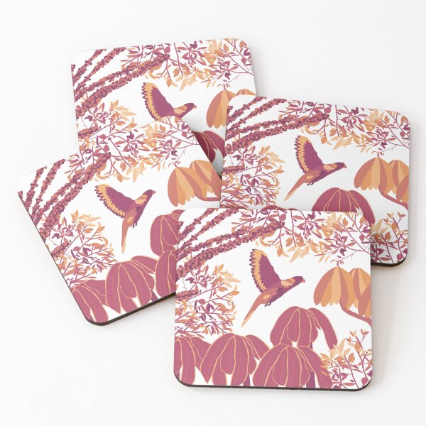 Item preview, Blaze Rainbow Lorikeet Botanical on White designed and sold by Digitaldingo.
