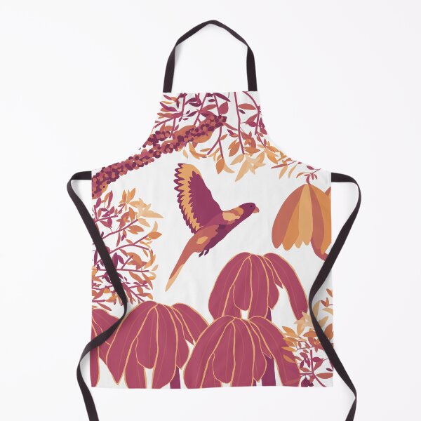 Item preview, Blaze Rainbow Lorikeet Botanical on White designed and sold by Digitaldingo.