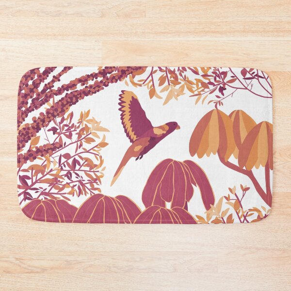 Item preview, Blaze Rainbow Lorikeet Botanical on White designed and sold by Digitaldingo.