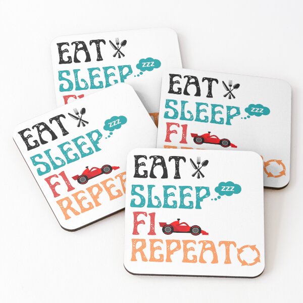 Item preview, Eat Sleep F1Repeat designed and sold by SidhuKeet1.