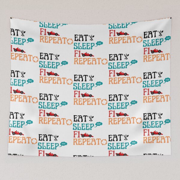 Item preview, Eat Sleep F1Repeat designed and sold by SidhuKeet1.