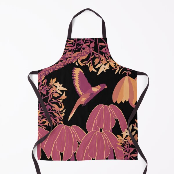 Item preview, Blaze Rainbow Lorikeet Botanical on Black designed and sold by Digitaldingo.