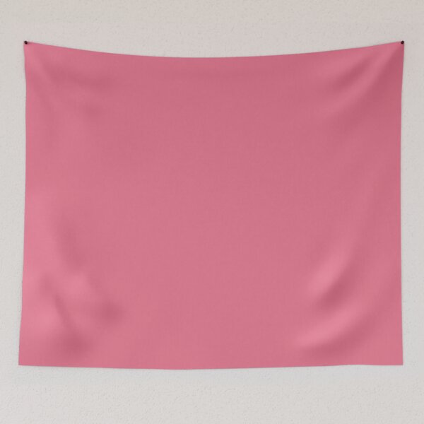 Item preview, Bubblegum Pink Solid Color Print, Rouge Blush Pink designed and sold by TGIYHome.