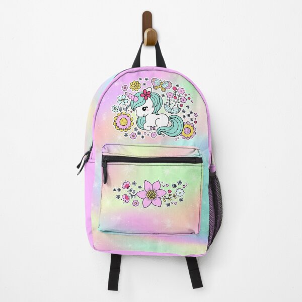 Item preview, Cute Kawaii Unicorn Pastel Rainbow Magical Floral Fantasy designed and sold by Tatyana Deniz.