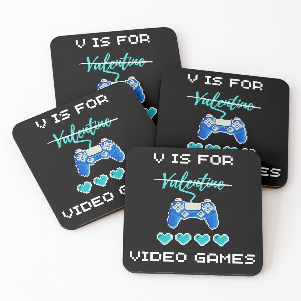 Item preview, V es para videojuegos (oscuro) designed and sold by Sarah Cupitt.