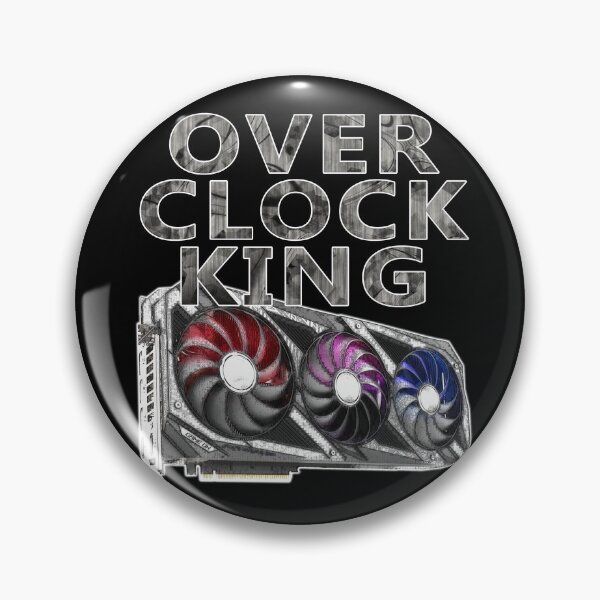 Item preview, Overclocking King Sticker designed and sold by StepupDesign.