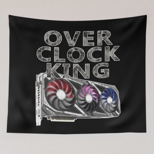Item preview, Overclocking King Sticker designed and sold by StepupDesign.