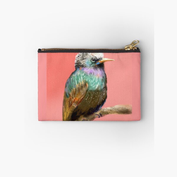Item preview, Grumpy, European starling, bird designed and sold by Almondtree.