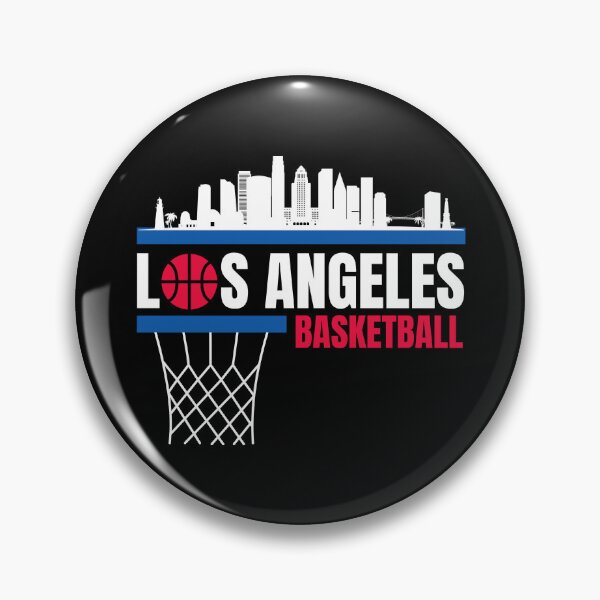 Item preview, Los Angeles Basketball Red, Blue, White Los Angeles Skyline NBA Apparel designed and sold by CameronBischoff.