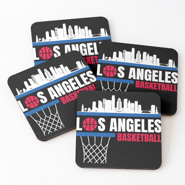 Item preview, Los Angeles Basketball Red, Blue, White Los Angeles Skyline NBA Apparel designed and sold by CameronBischoff.