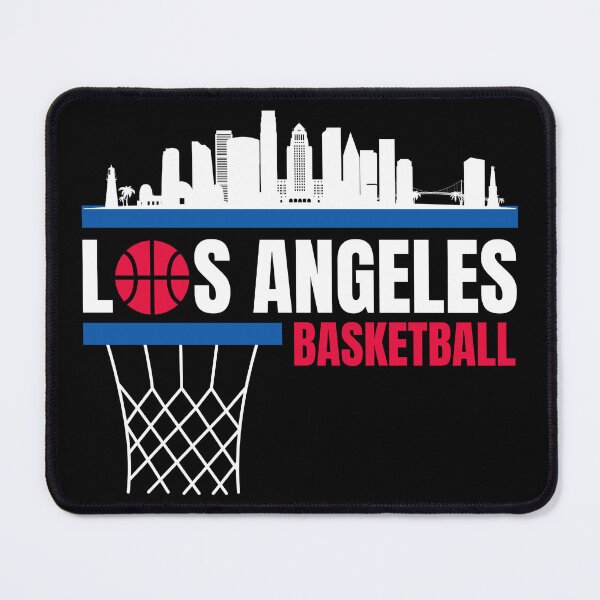 Item preview, Los Angeles Basketball Red, Blue, White Los Angeles Skyline NBA Apparel designed and sold by CameronBischoff.