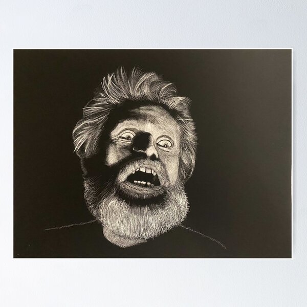 Item preview, HARK - The Lighthouse - Scratchboard designed and sold by adubicki.