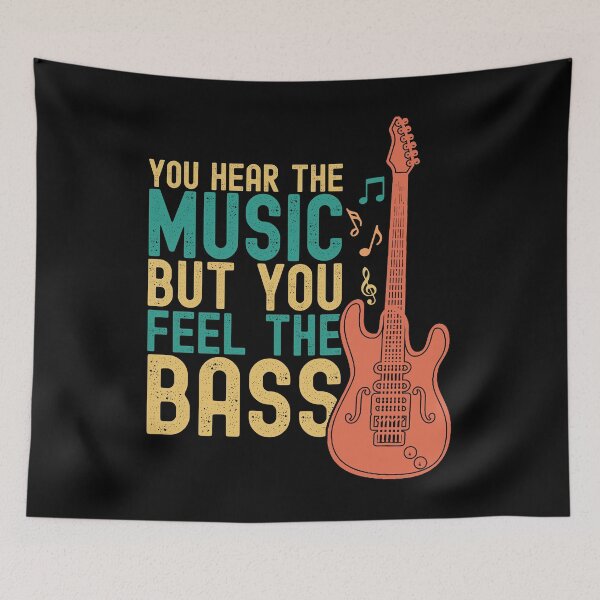 Item preview, You hear the music but you feel the bass! Guitar T-shirt  designed and sold by KGN  CREATIVITY.