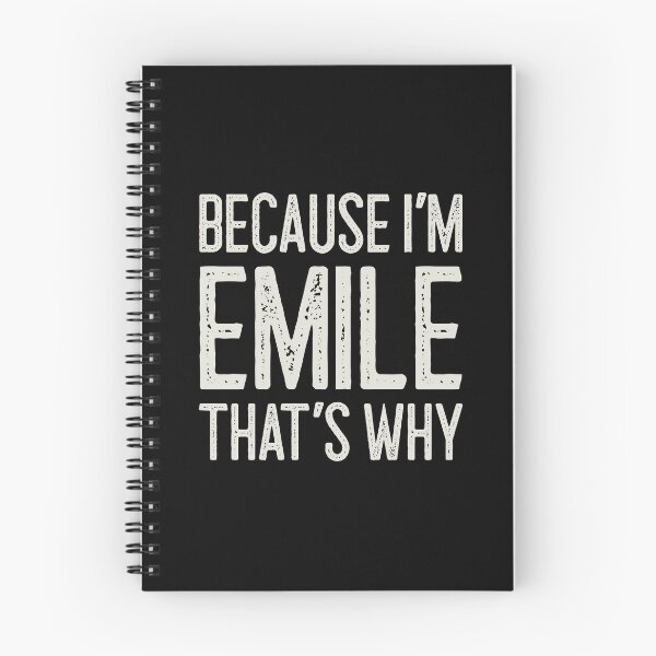 Item preview, Because I’m Emile That’s Why Funny Personalized Name designed and sold by MariosNydras.