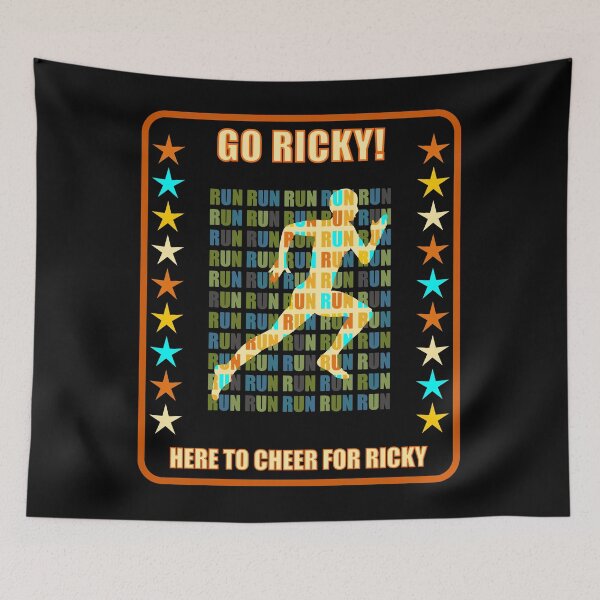 Item preview, Go Ricky Runner Support Fan Here to Cheer Favorite Athlete designed and sold by artfulnotebook.