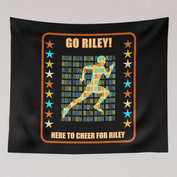 Item preview, Go Riley Runner Support Fan Here to Cheer Favorite Athlete designed and sold by artfulnotebook.
