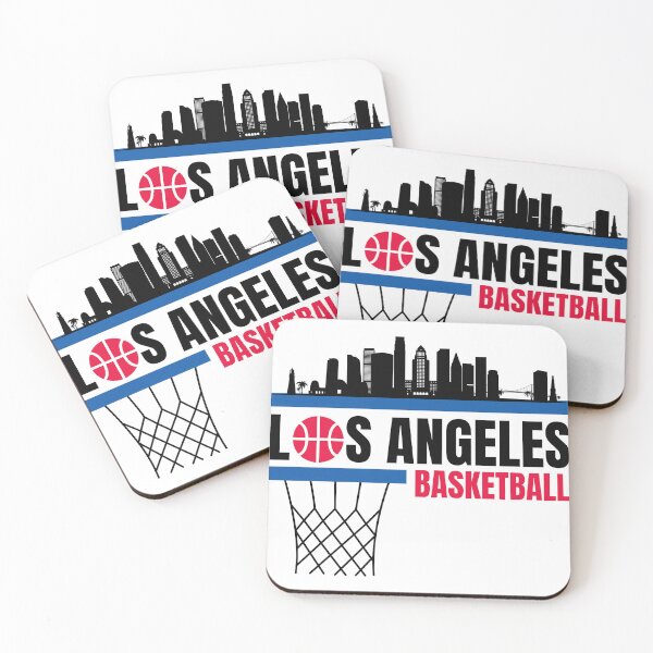 Item preview, Los Angeles Basketball Red, Blue and Black City Skyline Los Angeles NBA Apparel designed and sold by CameronBischoff.