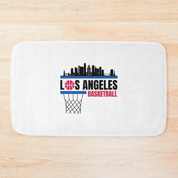 Item preview, Los Angeles Basketball Red, Blue and Black City Skyline Los Angeles NBA Apparel designed and sold by CameronBischoff.