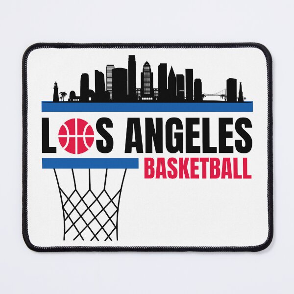Item preview, Los Angeles Basketball Red, Blue and Black City Skyline Los Angeles NBA Apparel designed and sold by CameronBischoff.