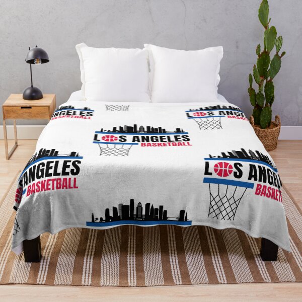 Item preview, Los Angeles Basketball Red, Blue and Black City Skyline Los Angeles NBA Apparel designed and sold by CameronBischoff.