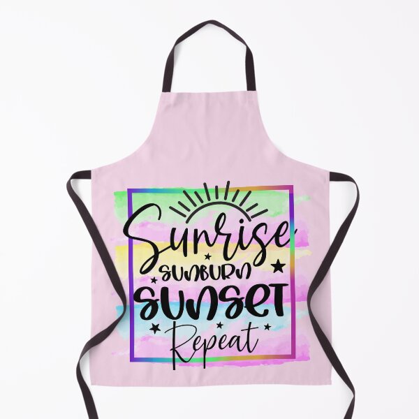 Item preview, Sunrise Sunburn Sunset Repeat designed and sold by Make-My-Fun.