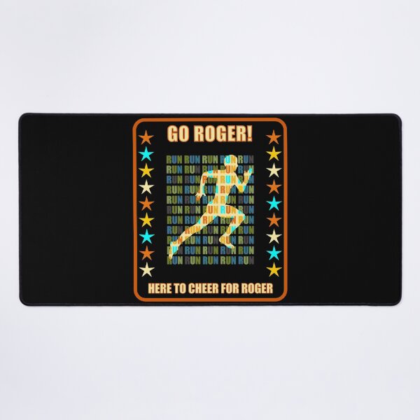 Item preview, Go Roger Runner Support Fan Here to Cheer Favorite Athlete designed and sold by artfulnotebook.