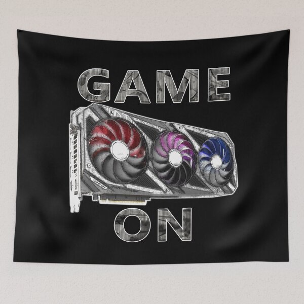 Item preview, Game On Sticker designed and sold by StepupDesign.