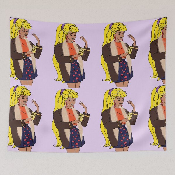 Aperçu de l'œuvre Vibes de poupée rétro Material Girl créée et vendue par lolliesonsunday.