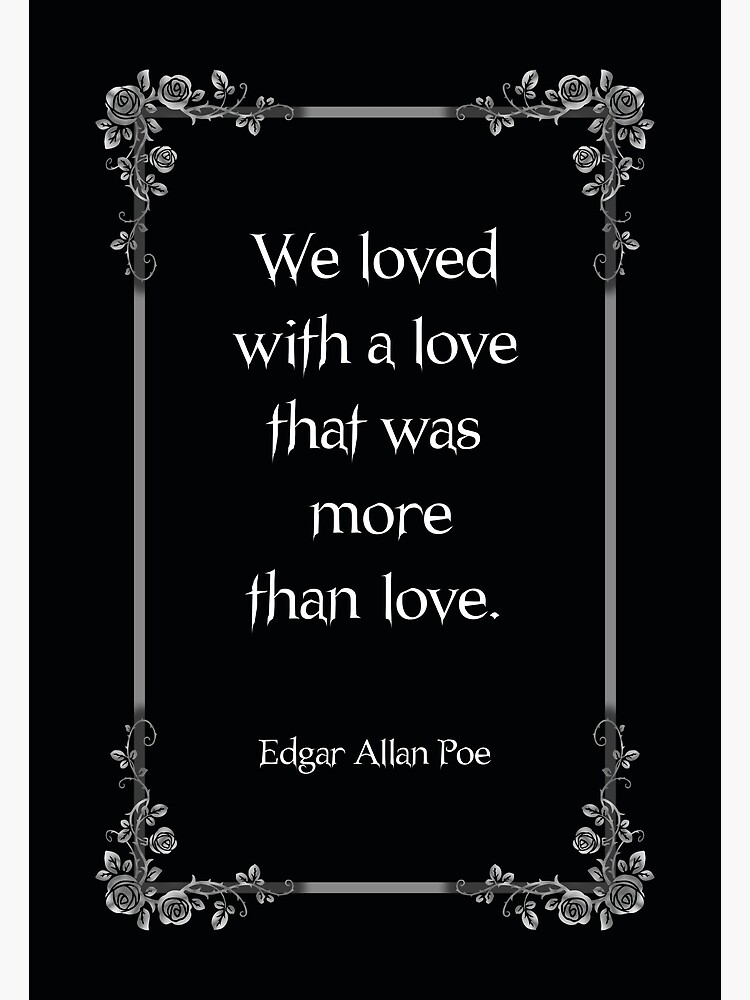 Edgar Allan Poe: Annabel Lee Print or Card 