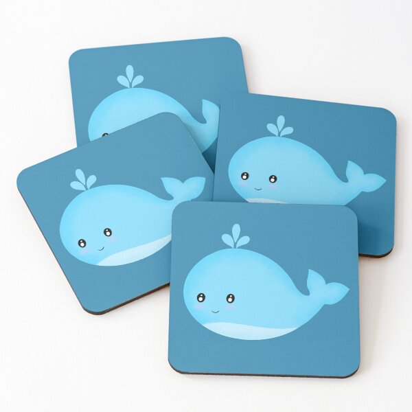 Item preview, Cute Kawaii Blue Whale designed and sold by Orchyd.