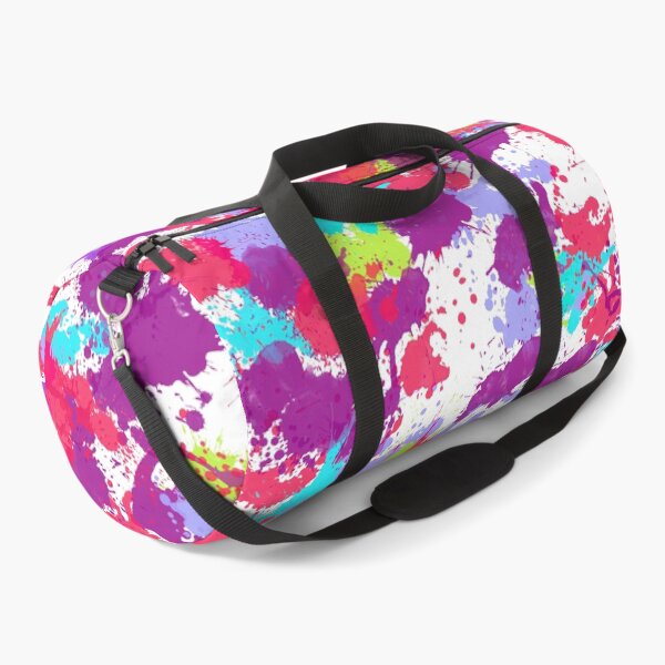 Item preview, Colorful Abstract Splatter Paint, Red and Purple designed and sold by TGIYHome.