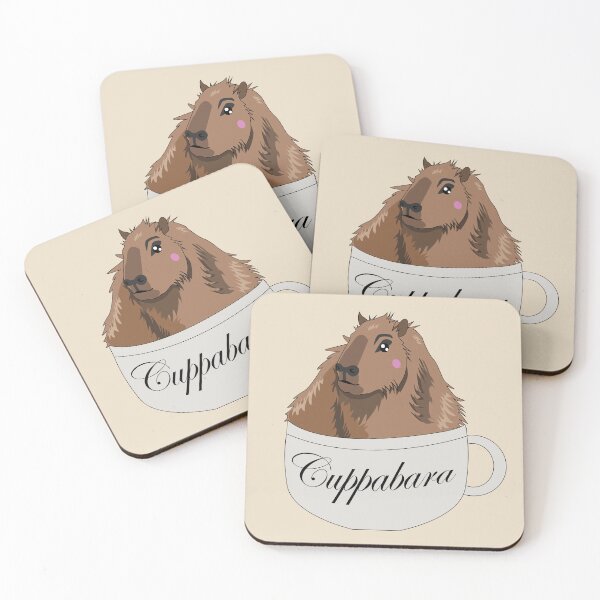 Item preview, Cuppabara Capybara in a Mug designed and sold by beerhamster.