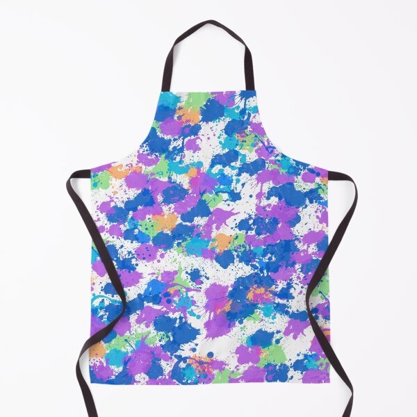 Item preview, Cool Colors Abstract Splatter Paint designed and sold by TGIYHome.