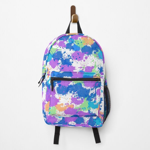 Item preview, Cool Colors Abstract Splatter Paint designed and sold by TGIYHome.