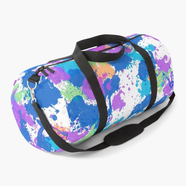 Item preview, Cool Colors Abstract Splatter Paint designed and sold by TGIYHome.
