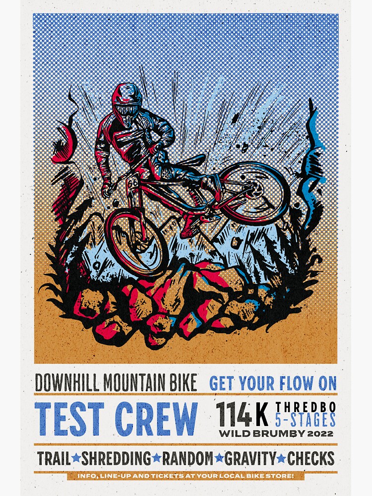 Thredbo Mountain Mtb Fun Trails Vintage Retro Vibe Wild Brumby