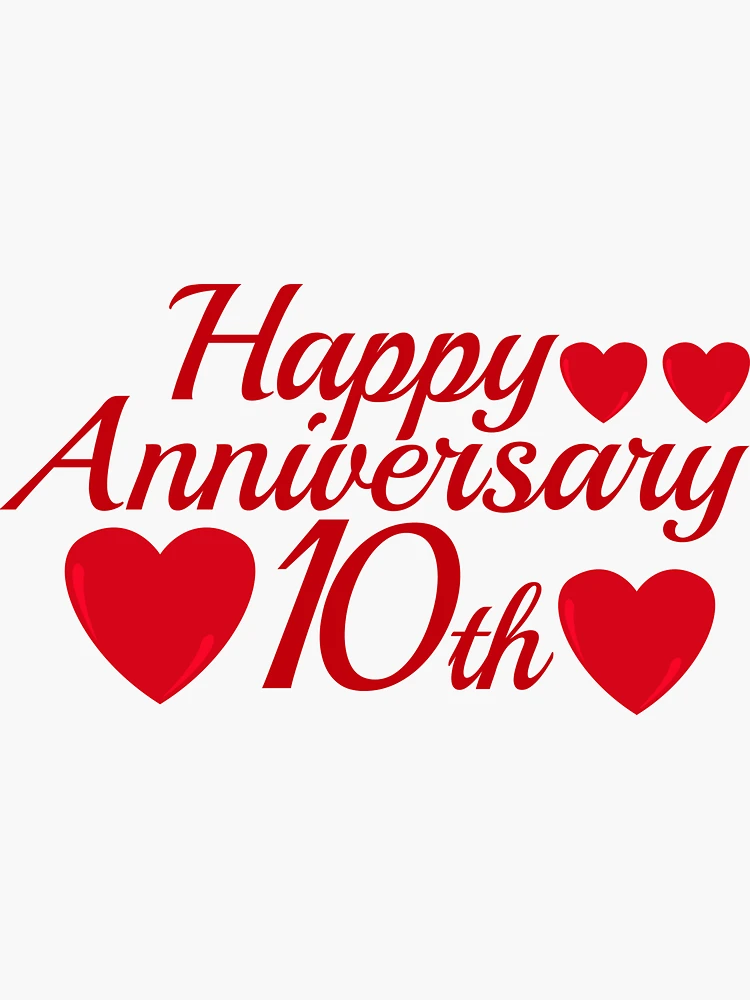 happy anniversary 10th