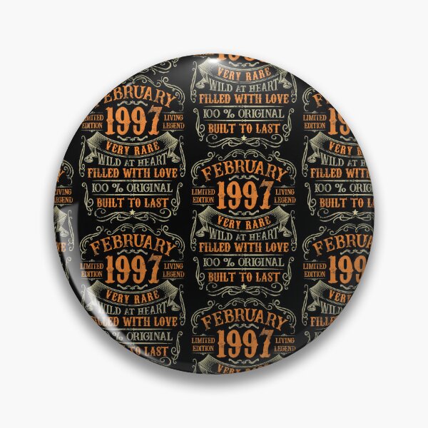 Item preview, February Vintage 1997 Limited 25 Years Old 25th Birthday designed and sold by AshleyGold25k2.