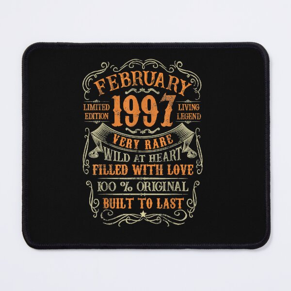 Item preview, February Vintage 1997 Limited 25 Years Old 25th Birthday designed and sold by AshleyGold25k2.