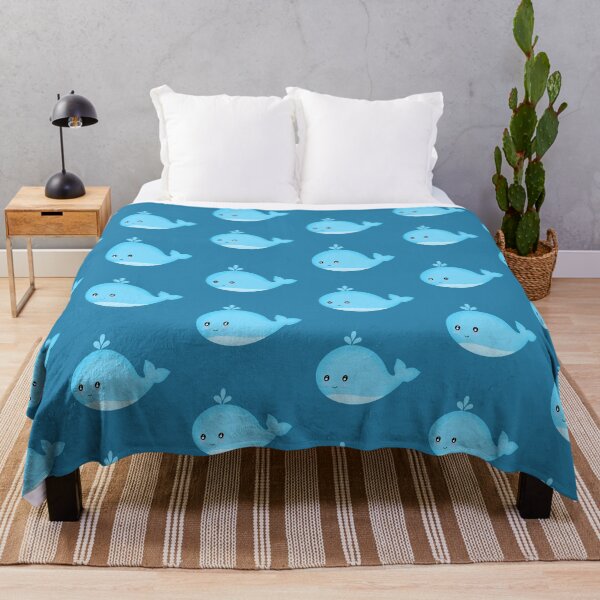 Item preview, Cute Kawaii Blue Whale designed and sold by Orchyd.
