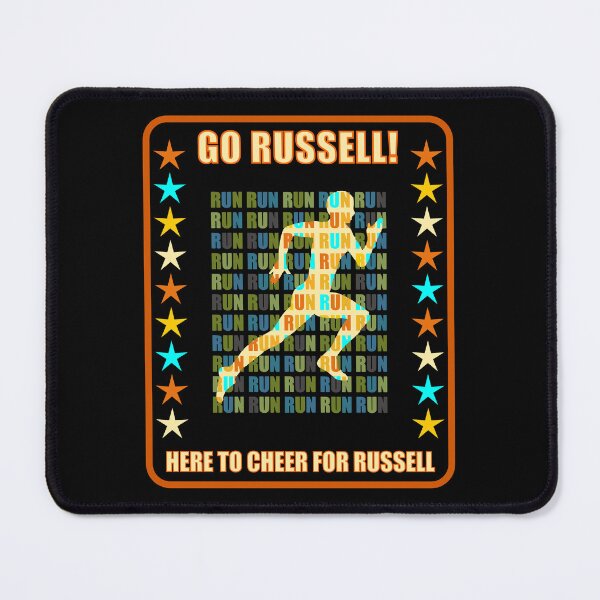 Item preview, Go Russell Runner Support Fan Here to Cheer Favorite Athlete designed and sold by artfulnotebook.