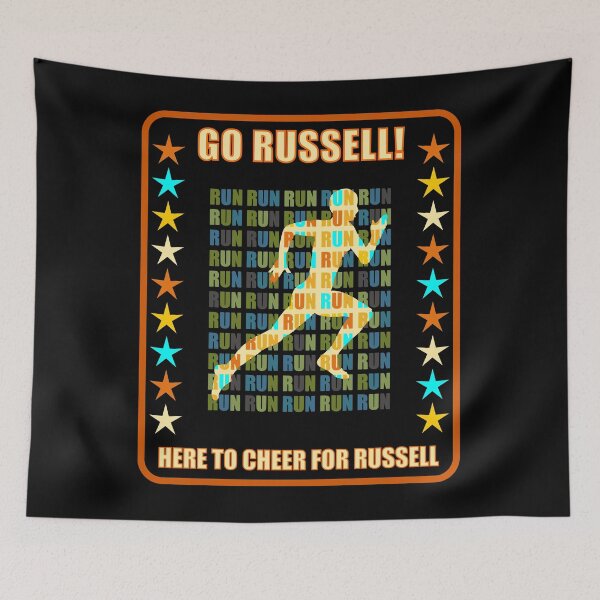 Item preview, Go Russell Runner Support Fan Here to Cheer Favorite Athlete designed and sold by artfulnotebook.